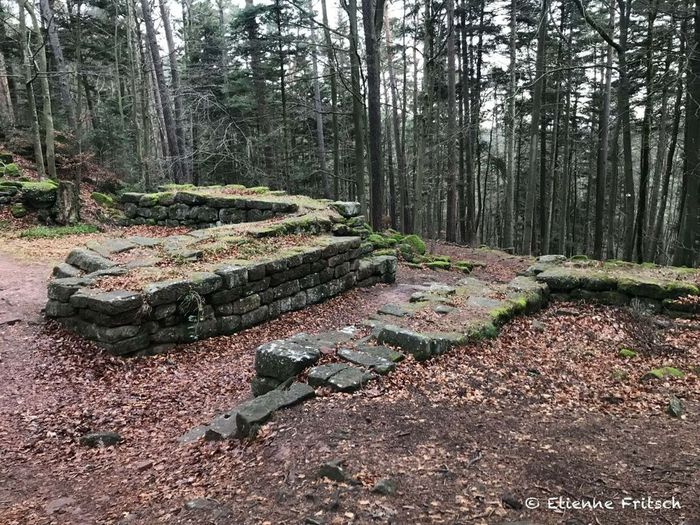Ateliers et visites guidées sur la porte sud du mur païen, Porte Zumstein, Mont Sainte-Odile,, Ottrott