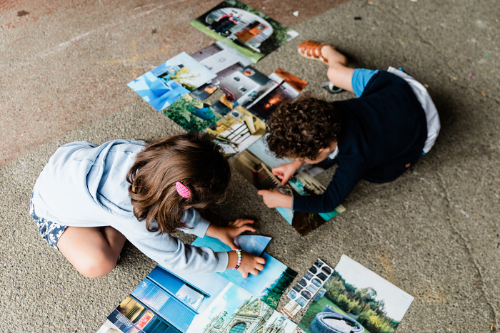 Ateliers photo-collage « Image royale »
par Julie Albarel, photographe-plasticienne, Château royal, Collioure