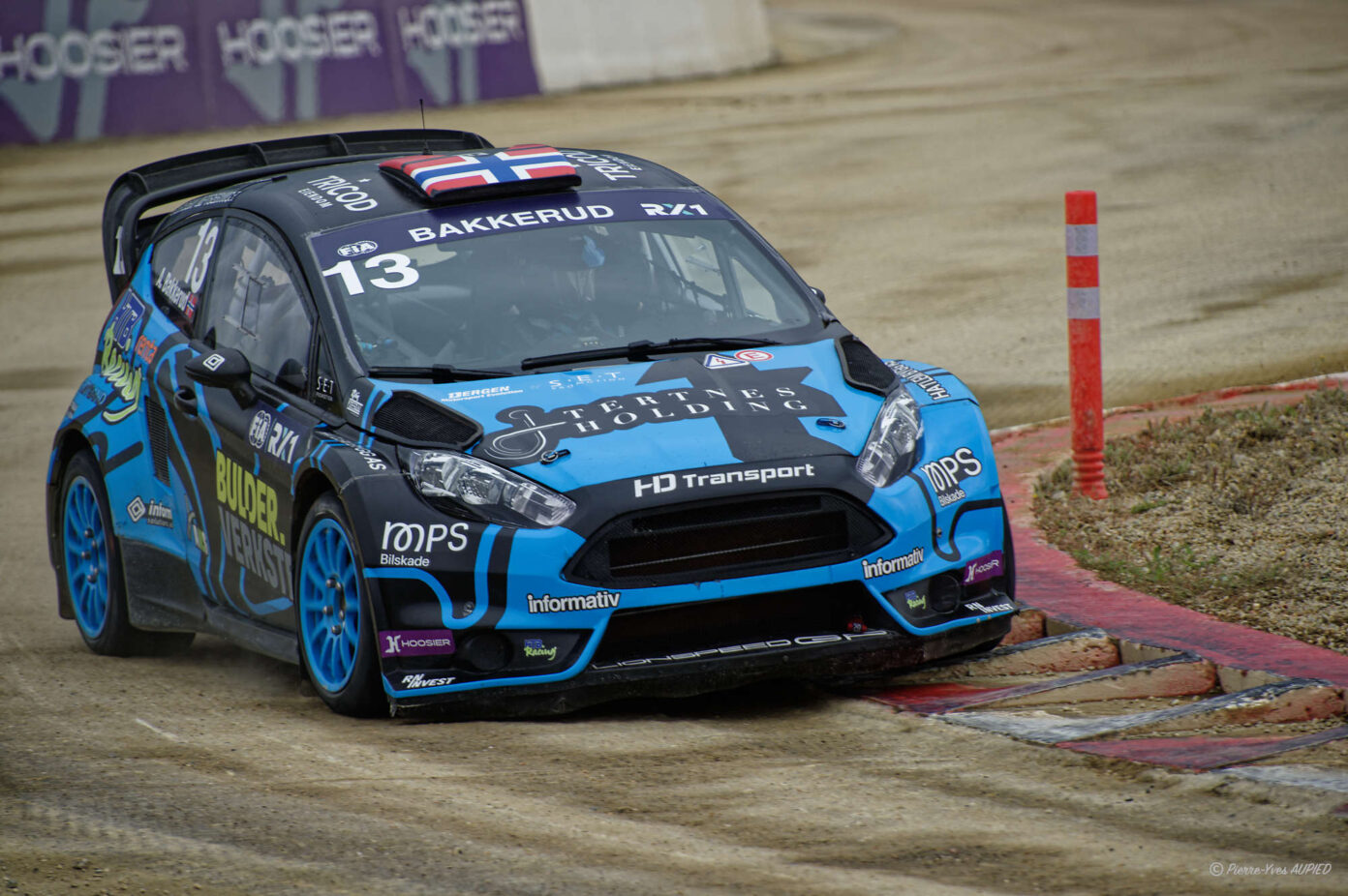 Andreas Bakkerud (NOR) sur la Ford Fiesta Mk7 ST
