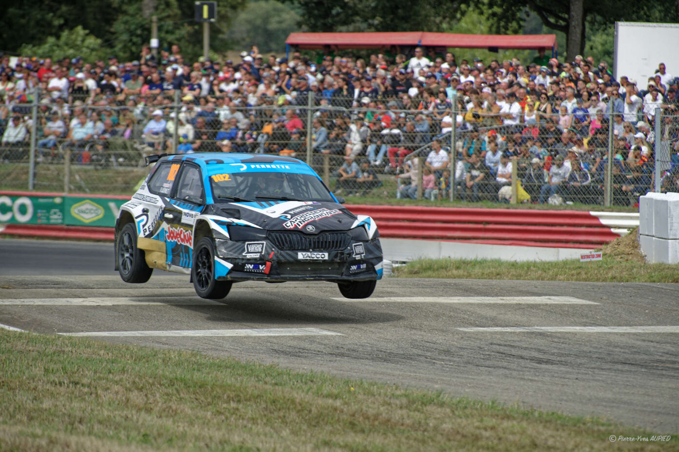 Valentin LUMET sur la SKODA Fabia S1600 n° 102