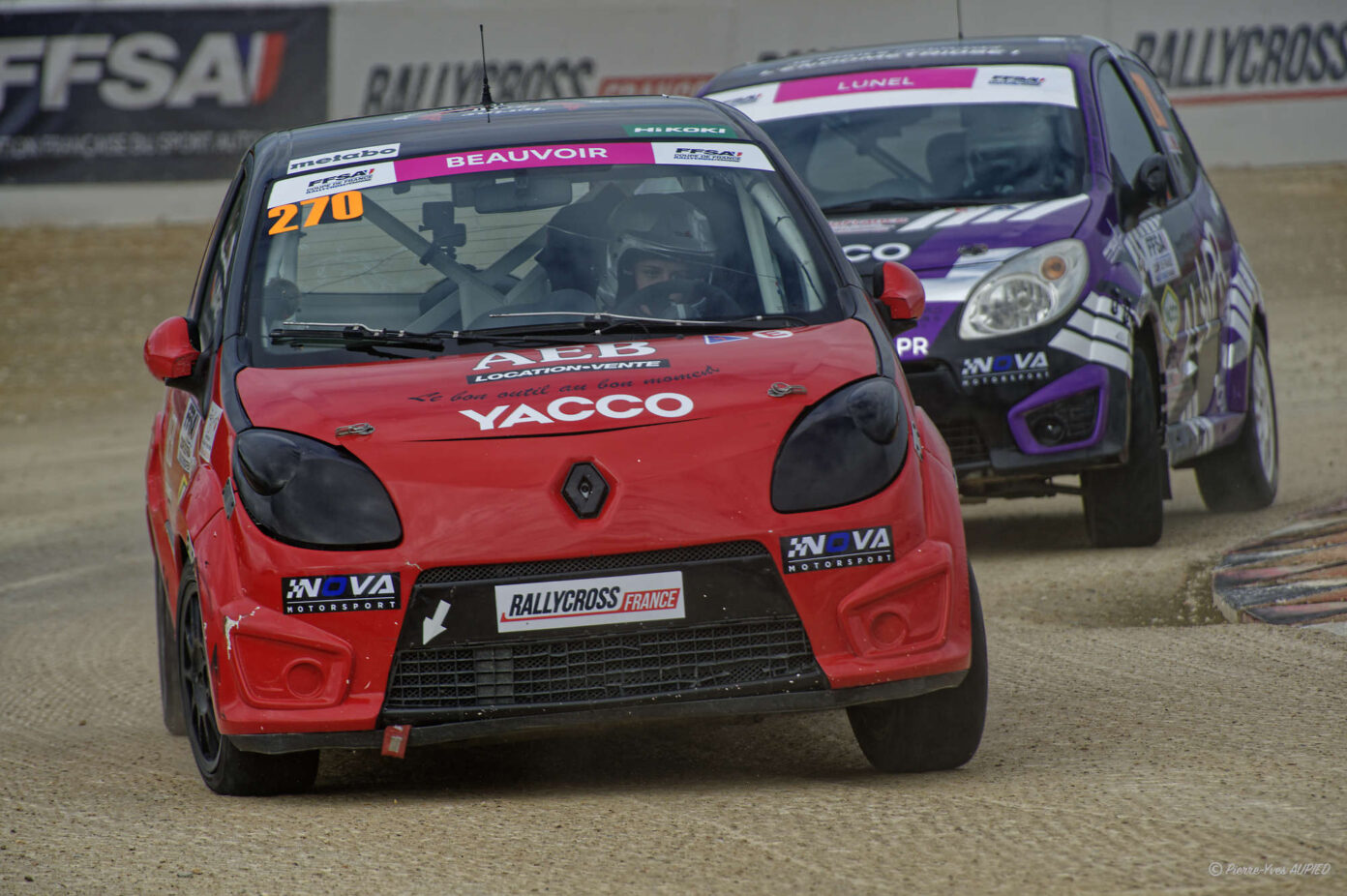 Lorine BEAUVOIR sur la RENAULT Twingo R1 RX n° 270