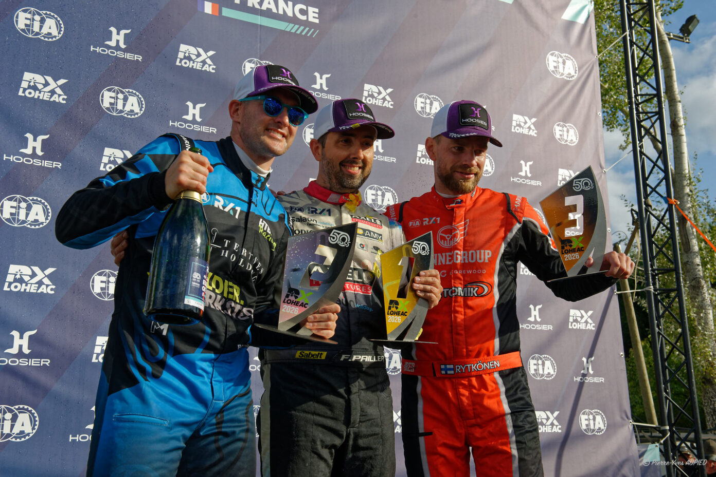 Fabien Pailler (FRA) Andreas Bakkerud (NOR) Juha Rytkönen (FIN) EuroRX1