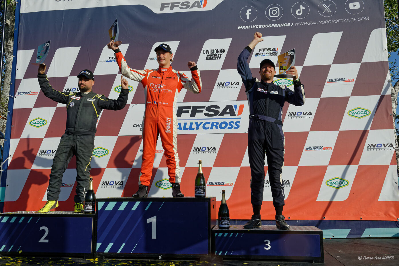 Jules Burson, Steven Drouyer et Jean-Philippe Roussillon