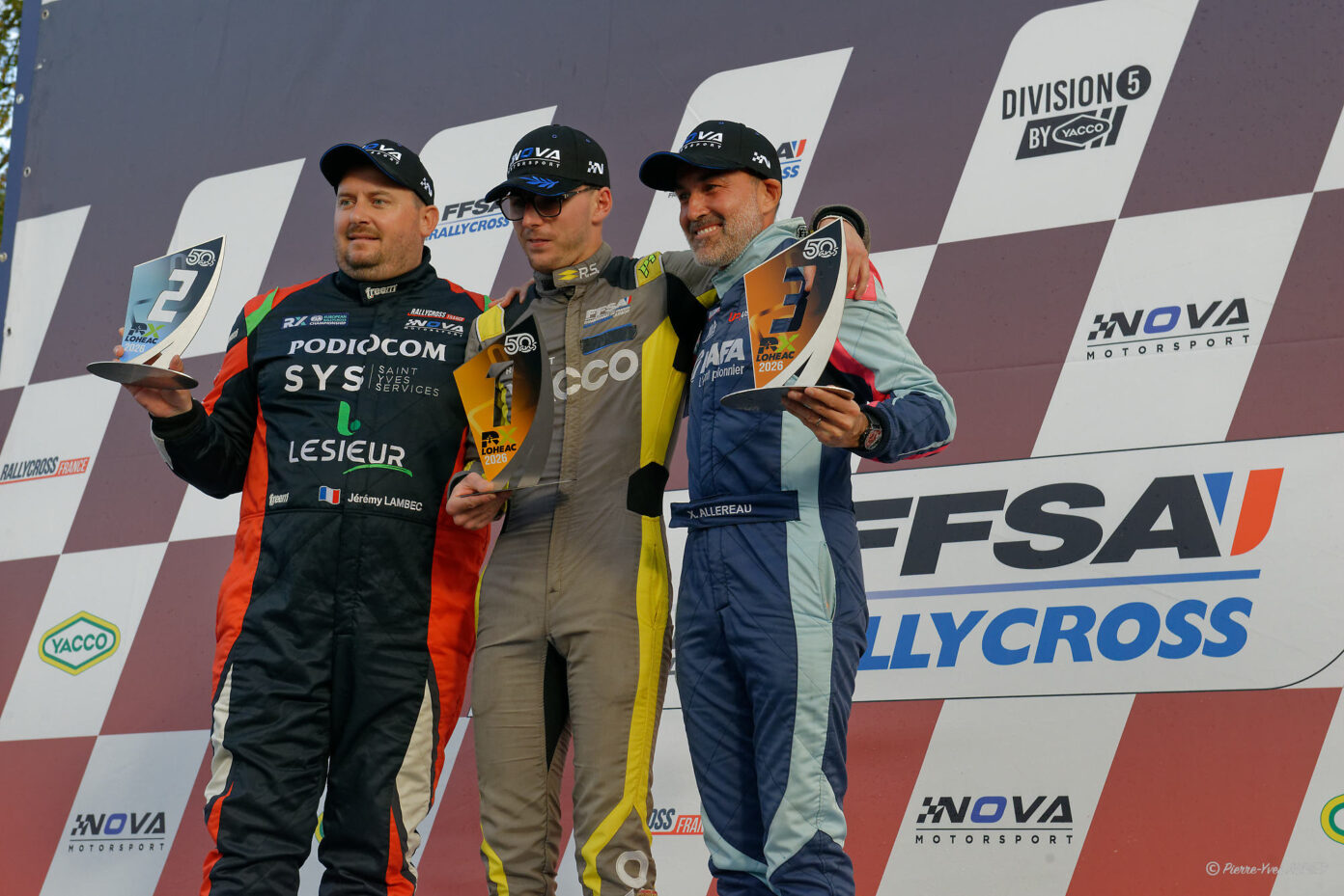 Valentin Lumet, Jérémy Lambec et Xavier Allereau