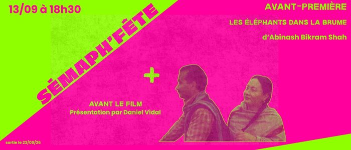 Avant-première Les Éléphants dans la brume, Le Sémaphore, Nîmes