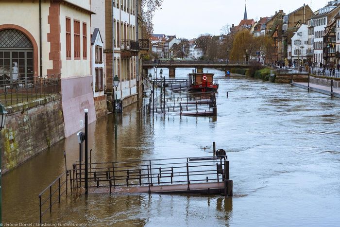 Balade « Inondations et patrimoine », Pont Sainte-Madeleine, Strasbourg