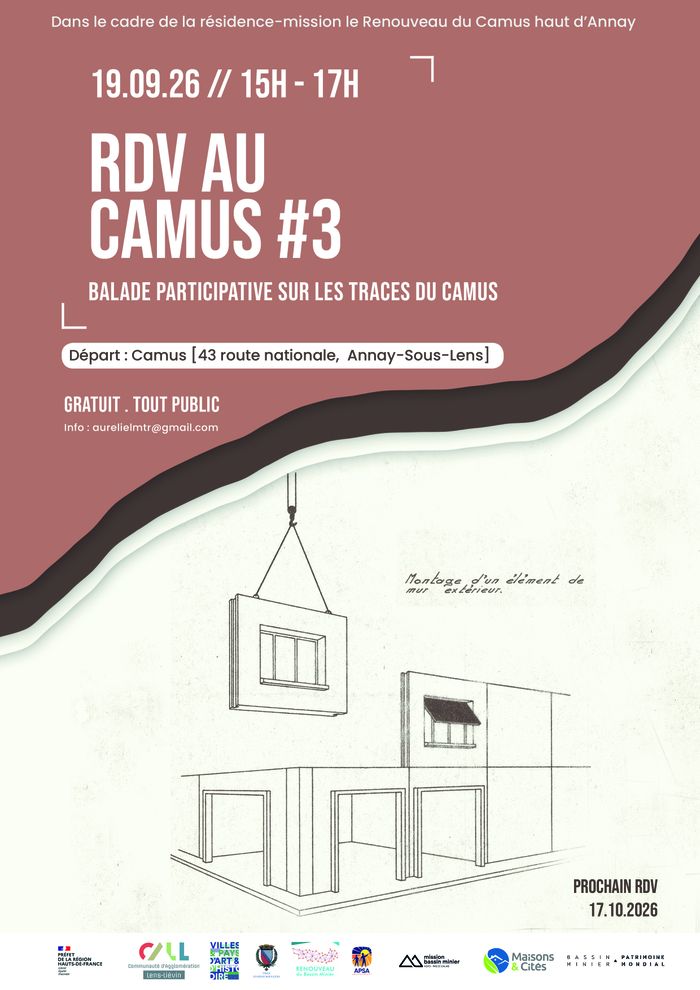 Balade participative sur les traces du Camus (4km), Camus Haut d&rsquo;Annay-sous-Lens, Annay