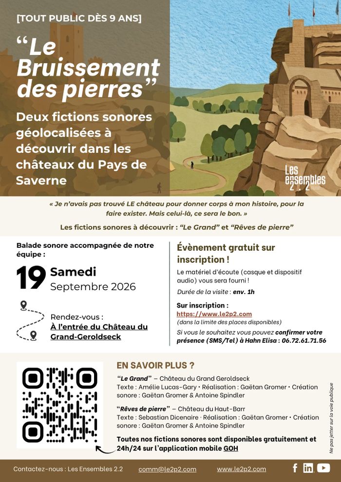 Balade sonore aux Châteaux du Pays de Saverne, Château du Grand-Geroldseck, Haegen