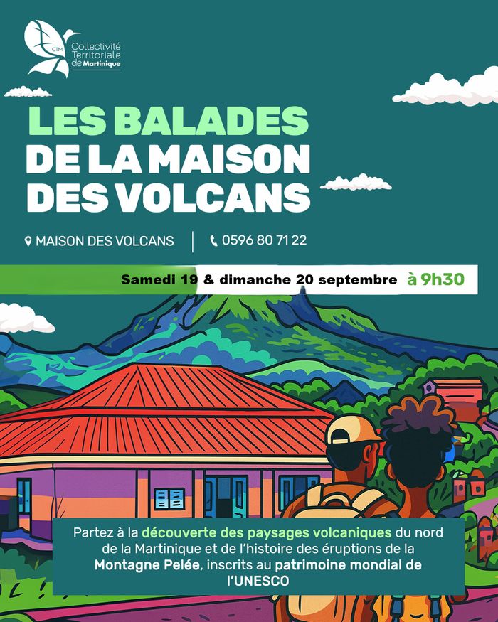 Balades de la Maison des Volcans, Maison des volcans, Le Morne-Rouge