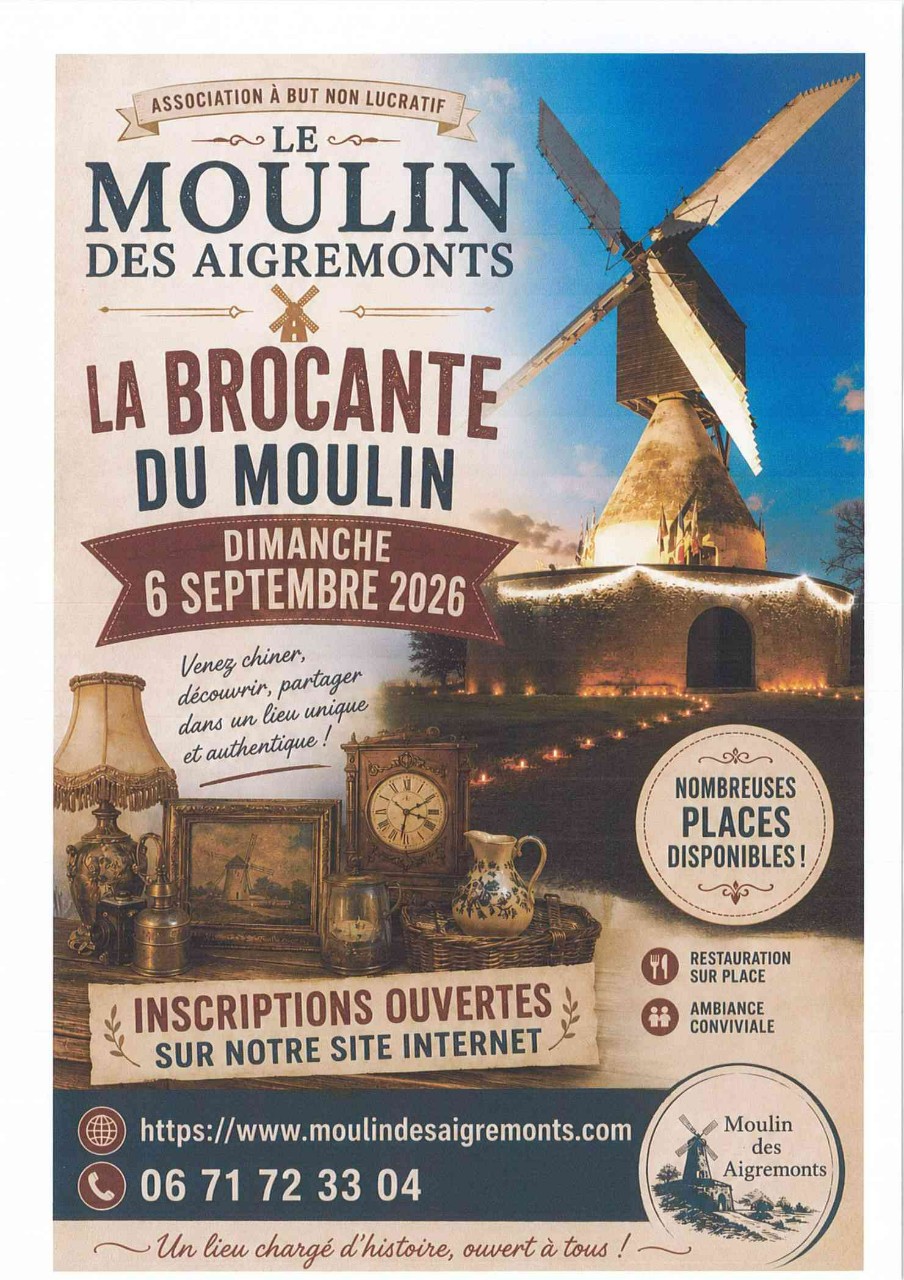 Brocante du Moulin Bléré