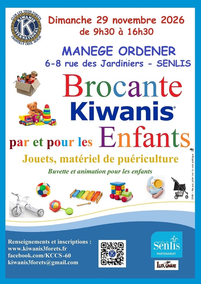 Brocante par et pour les enfants, Manège du Quartier Ordener, Senlis