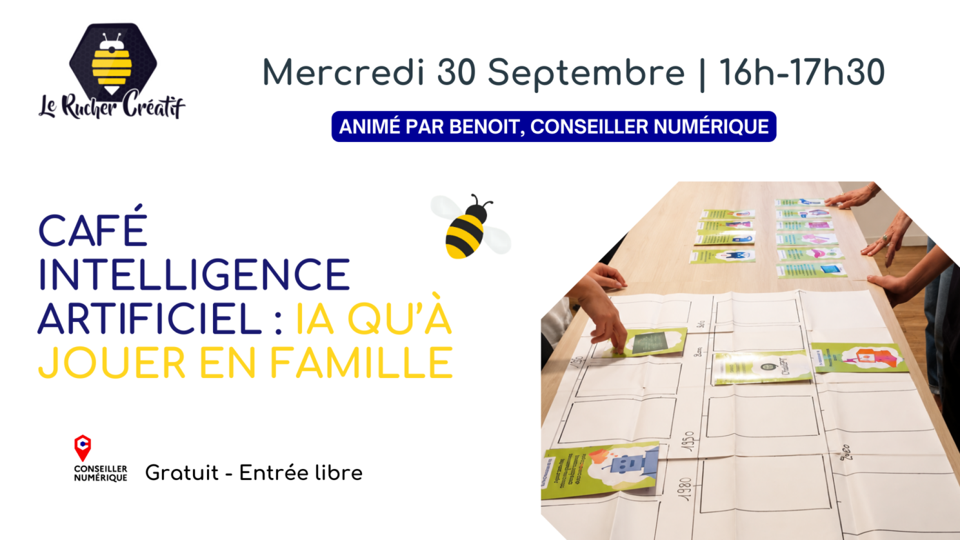 Café numérique IA qu’à jouer en famille !  Troyes