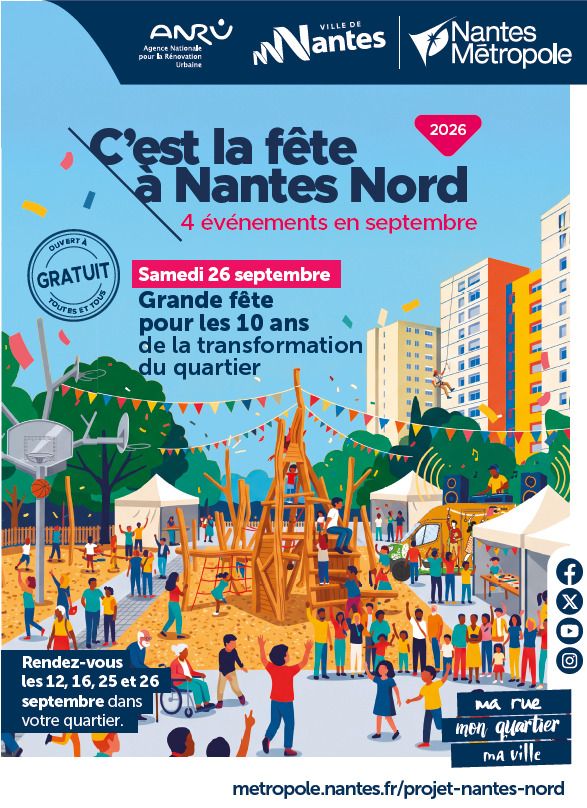 C’est la fête à Nantes Nord ! Quartier Nantes Nord Nantes