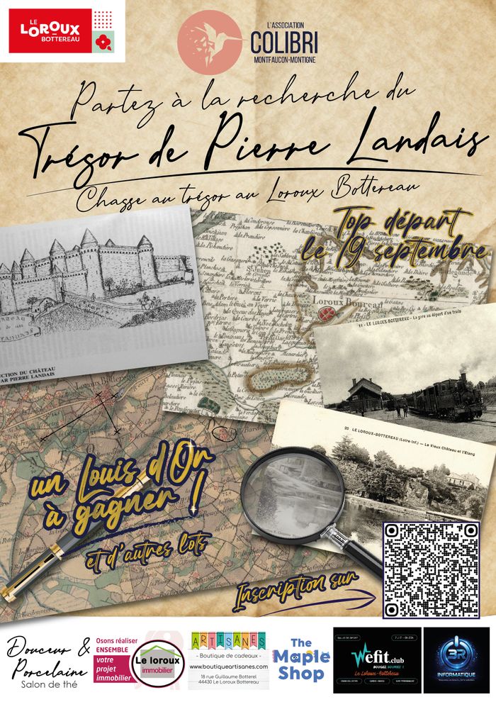 Chasse au trésor, le Trésor de Pierre Landais, Centre-ville du Loroux-Bottereau, Le Loroux-Bottereau