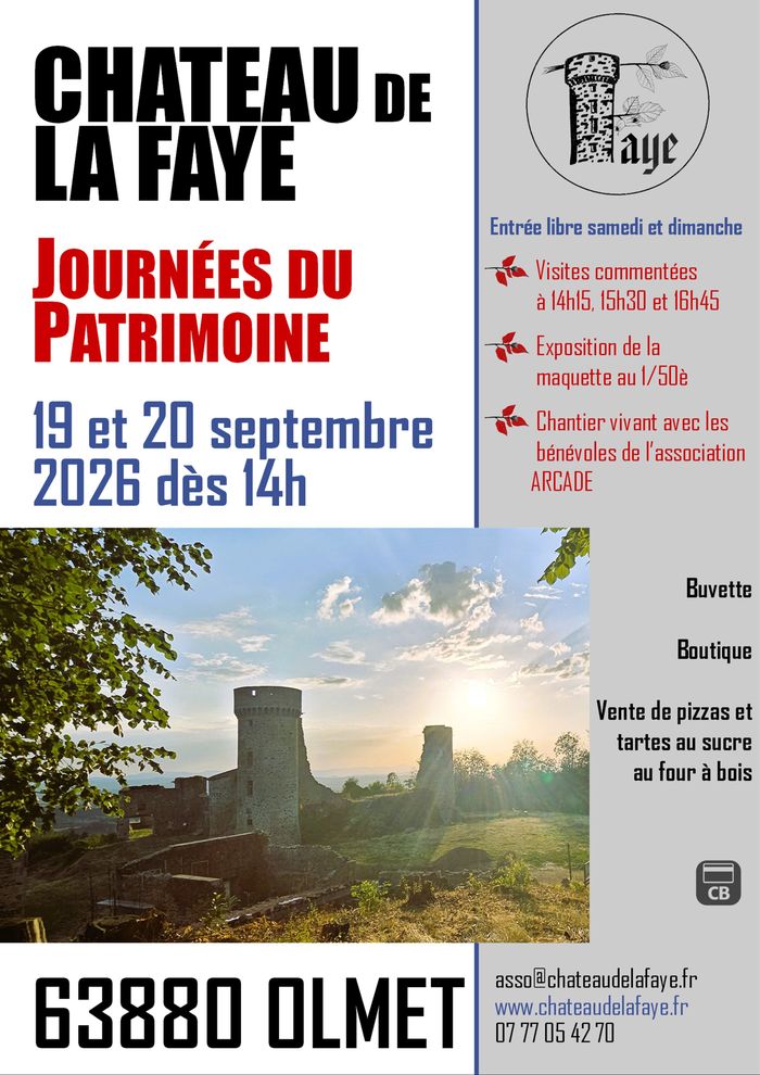 Château de la Faye : Patrimoine d&rsquo;Olmet, château de la faye, Olmet