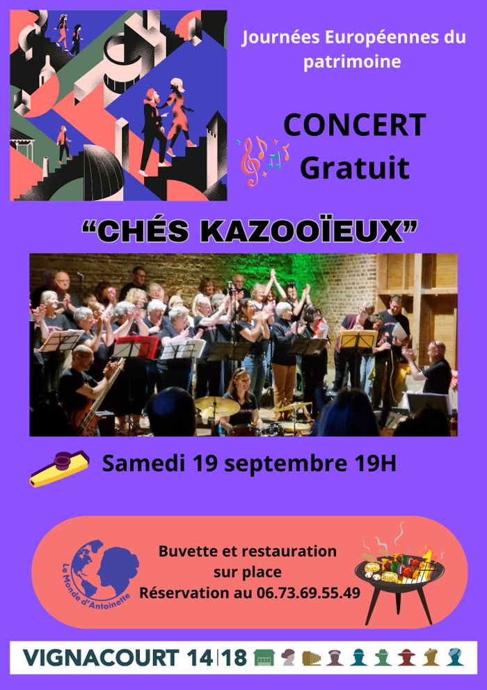 Chés Kazooïeux en concert, Centre d’interprétation Vignacourt 14-18, Vignacourt