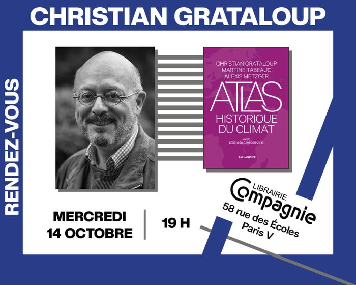 Christian Grataloup, Librairie Compagnie, Paris