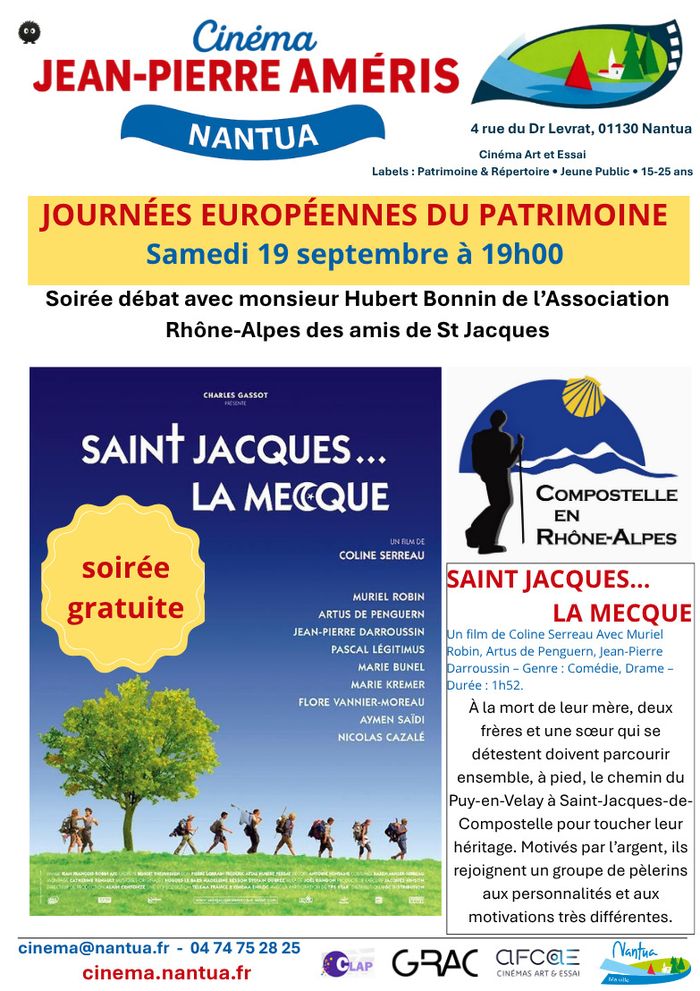 Cinéma & patrimoine : sur les chemins de Saint-Jacques-de-Compostelle, Cinéma Jean-Pierre Améris, Nantua