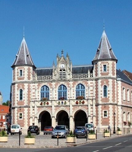 Circuit découverte en autonomie « DÉCOR VÉGÉTAL ET ARCHITECTURE », Salle d&rsquo;honneur hôtel de ville d&rsquo;Auxi-le-Château, Auxi-le-Château