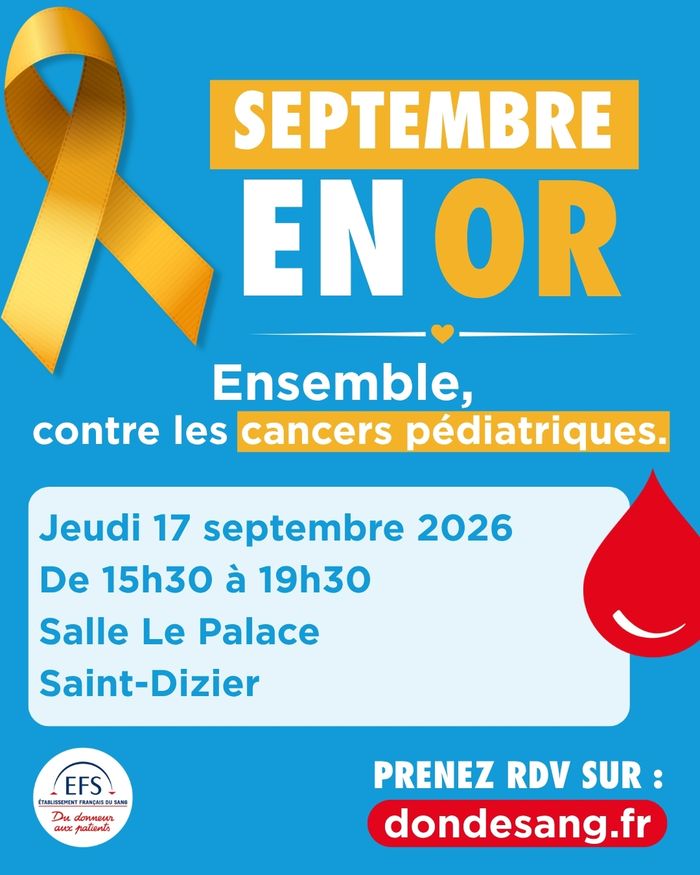 Collecte de sang à Saint-Dizier, Le Palace (salle polyvalente), Saint-Dizier