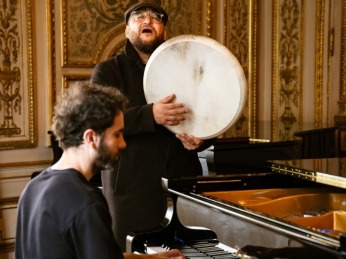 Concert d’Abo Gabi et Camille el Bacha, organisé en collaboration avec Pax Musica, INHA – Institut national d’histoire de l’art (galerie Colbert), Paris