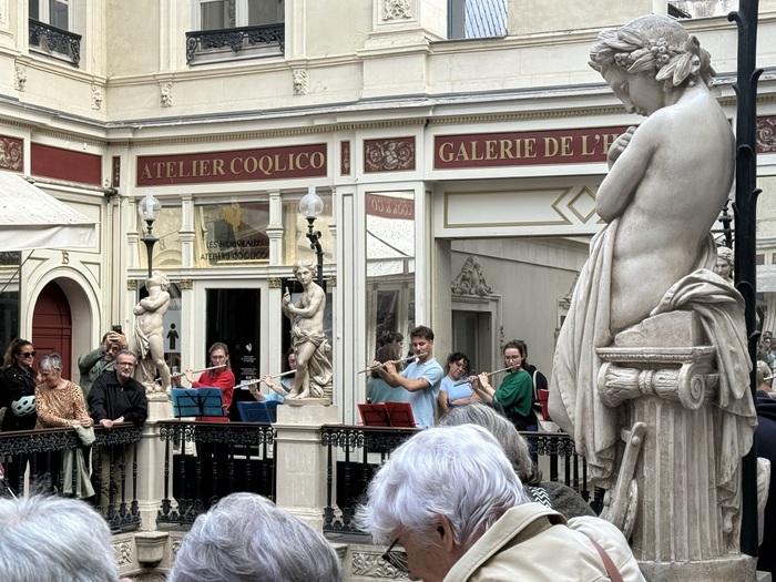 Concert de flûtes traversière au passage Pommeraye !, Passage Pommeraye, Nantes
