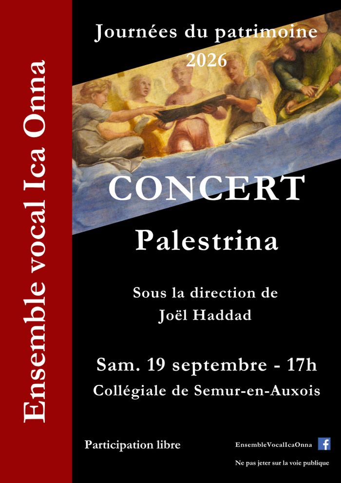 Concert de l’Ensemble Ica Onna sous la direction de Joël Haddad, Collégiale Notre-Dame, Semur-en-Auxois