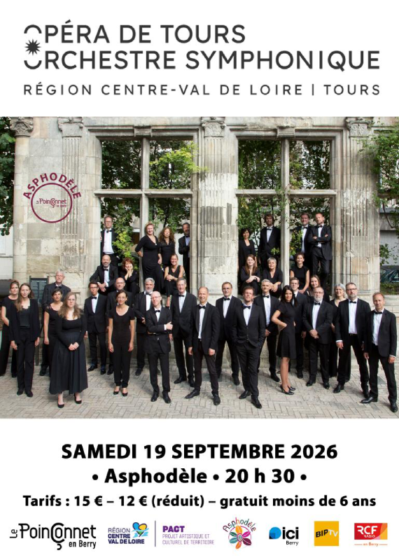 Concert de l’orchestre Symphonique Région Centre-Tours Le Poinçonnet