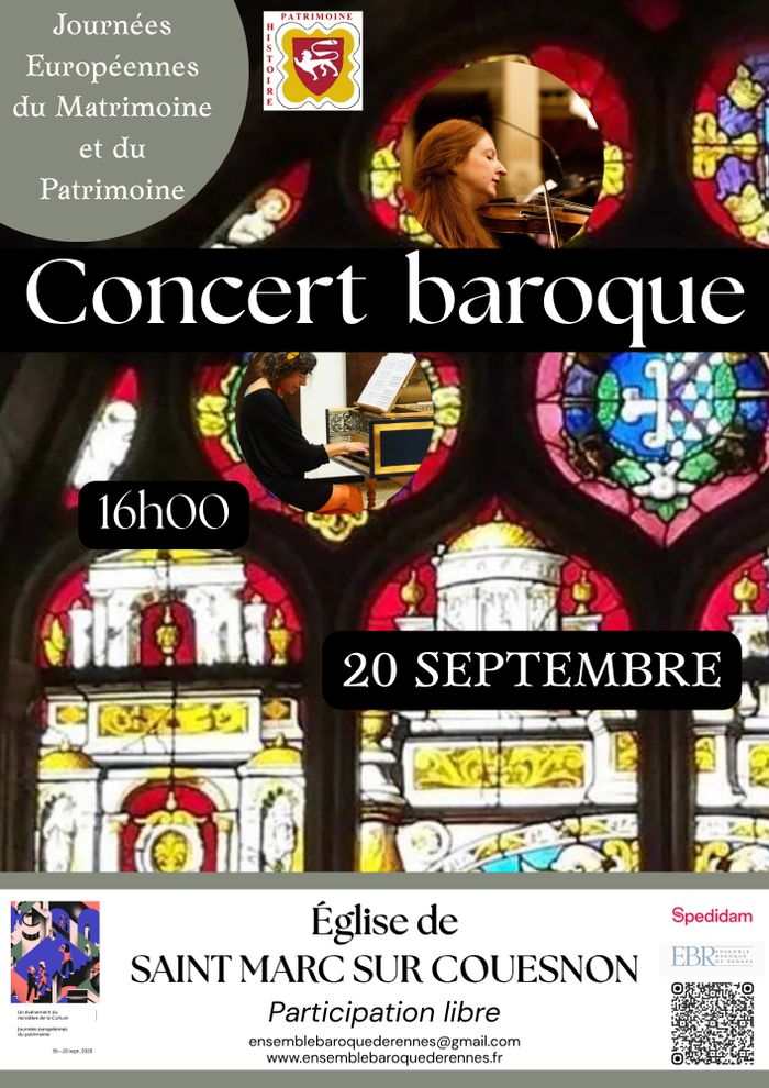 Concert de Musique Baroque à l’église Saint Médard, Église de Saint-Marc-sur-Couesnon, Rives-du-Couesnon