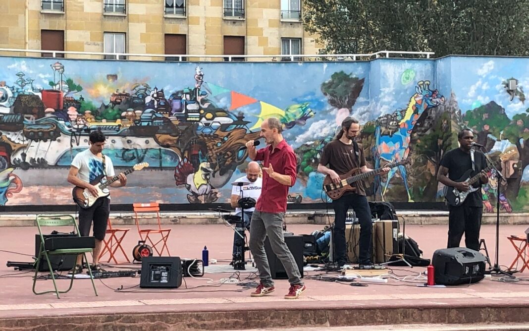 Concert de reprises rock en plein air Parc de Choisy PARIS