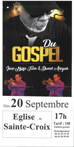 Concert Duo GOSPEL à l’Eglise de Sainte Croix Sainte-Croix