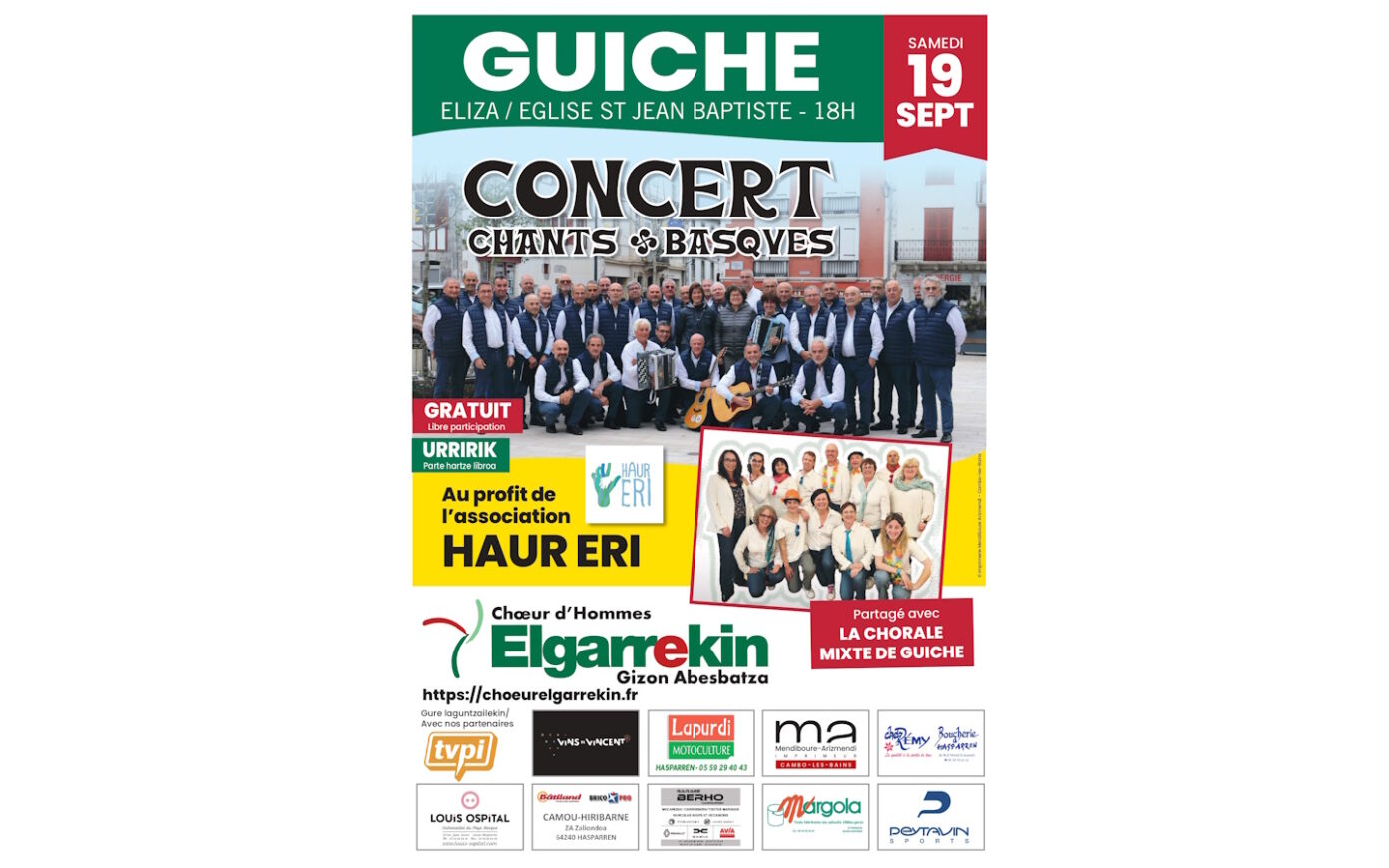 Concert Route du Bourg Guiche