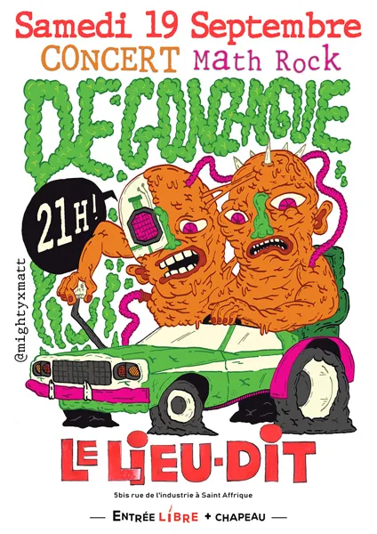 Concert Math Rock De Gonzague Saint-Affrique
