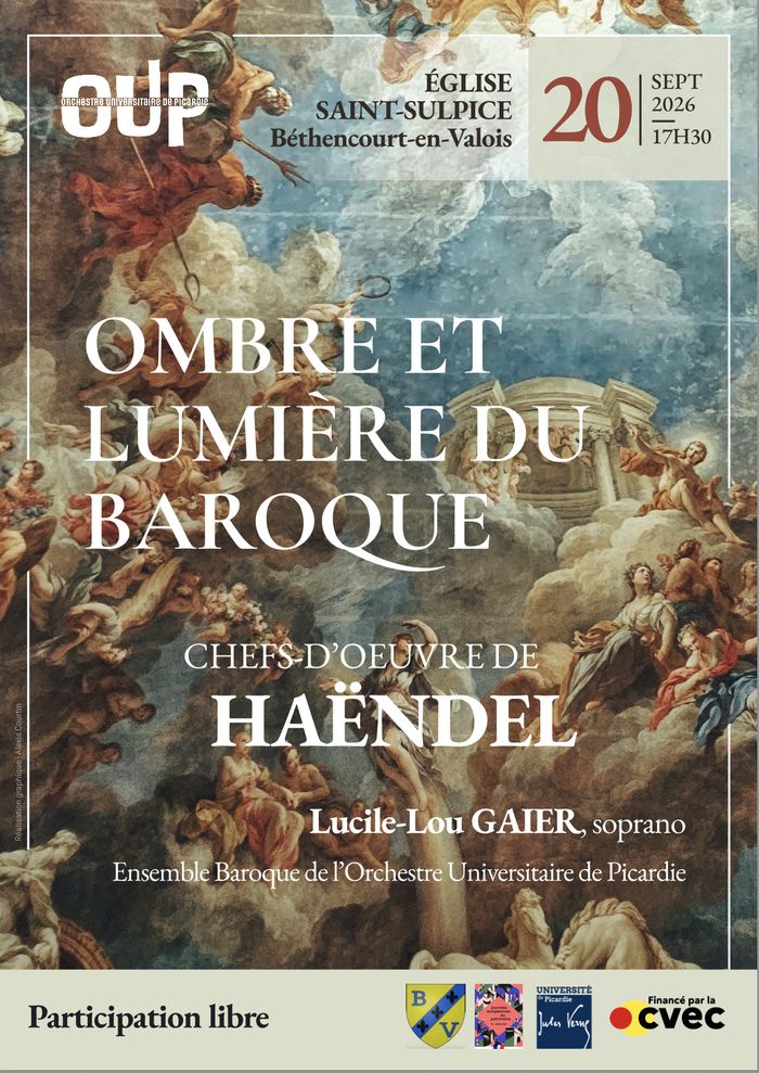 Concert Ombre et lumière du Baroque, Eglise Saint-Sulpice Béthancourt-en-Valois, Béthancourt-en-Valois