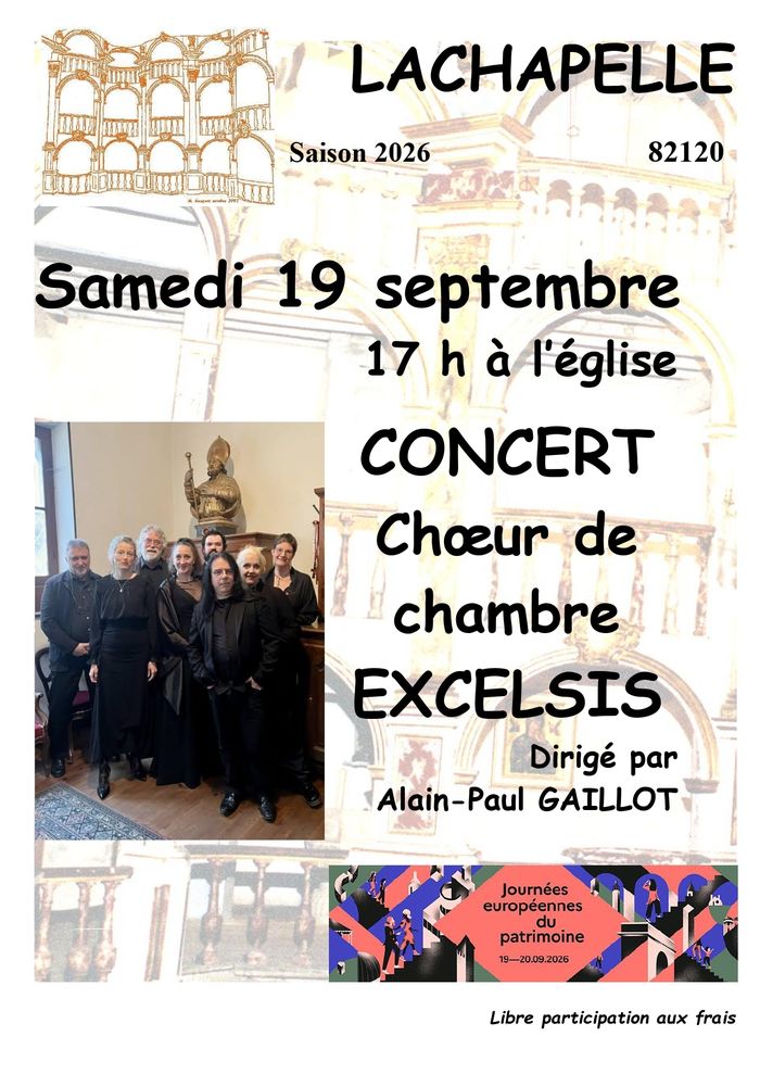 Concert vocal, Église Saint-Pierre, Lachapelle