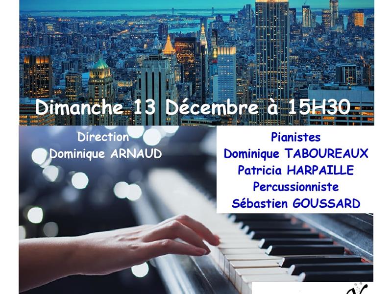 Concert Voyage autour de Gershwin Rue de l’église Nettancourt