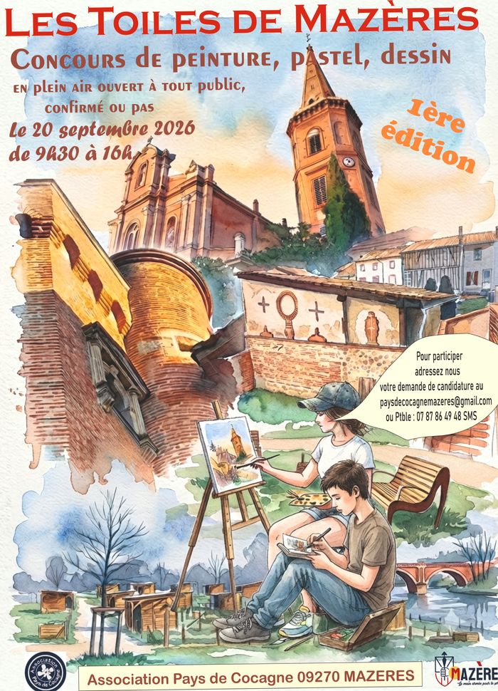 Concours de peinture : les toiles de Mazères, Hôtel Ardouin, Mazères