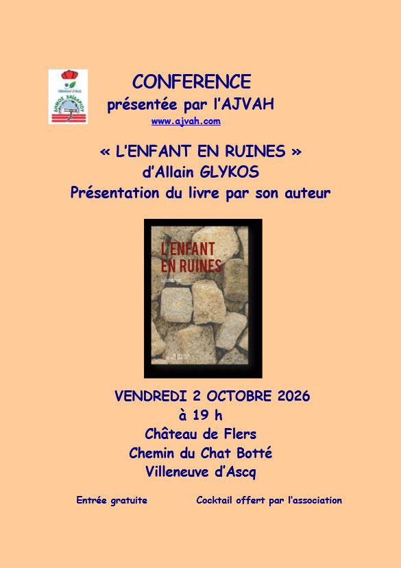 Conférence de l’AJVAH, Château de Flers, Villeneuve-d’Ascq