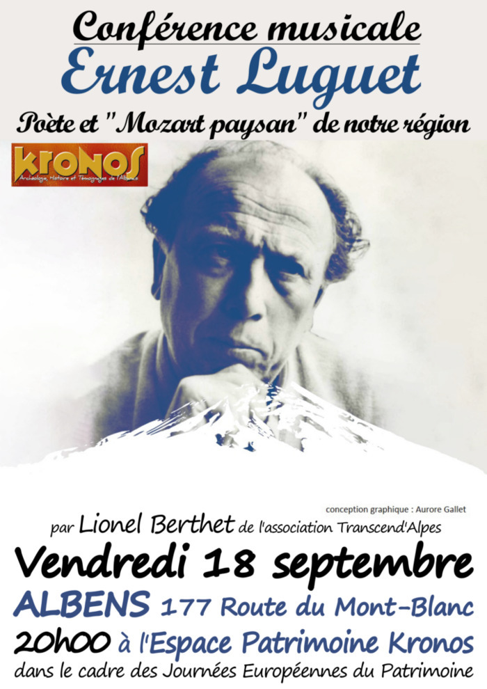 Conférence musicale: Ernest Luguet, Espace Patrimoine d&rsquo;Albens, Entrelacs
