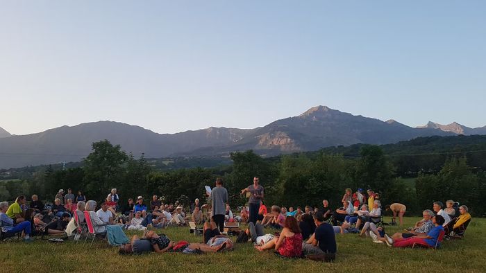 Conférence-performance « Beau bruit », Château de Montmaur, Montmaur
