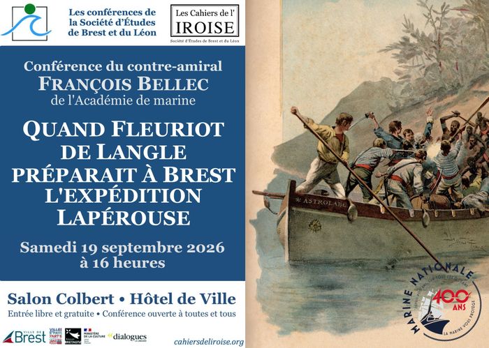 Conférence – Quand Fleuriot de Langle préparait à Brest l’expédition Lapérouse, Hôtel de Ville de Brest, Brest