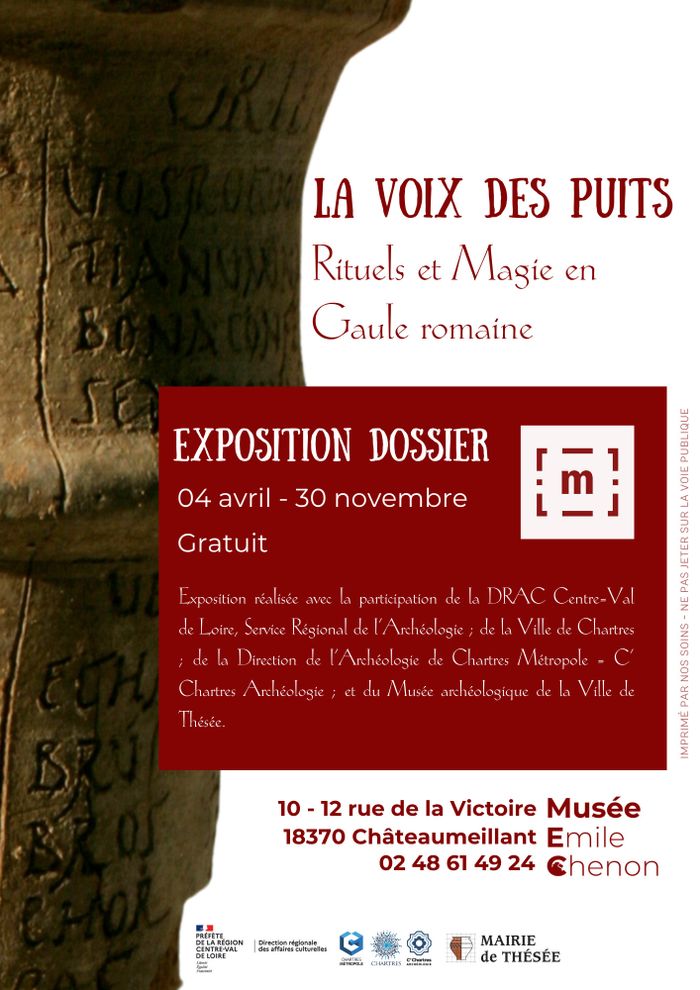 Conférence sur la magie dans l’Antiquité, Musée Émile Chénon, Châteaumeillant