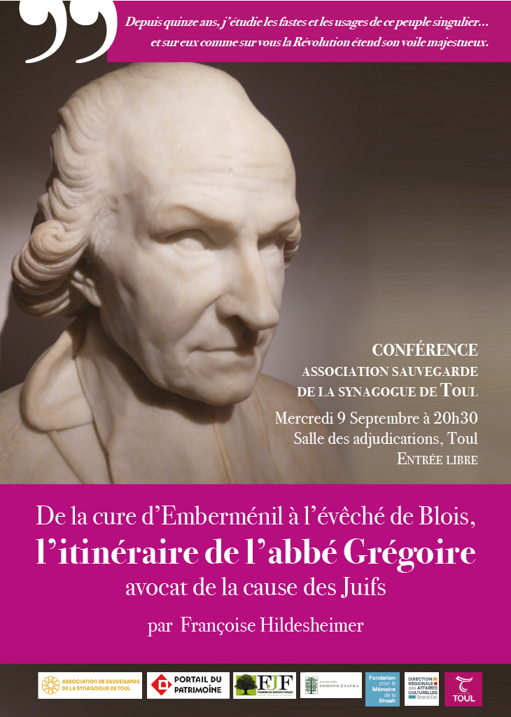 Conférence sur l’Abbé Grégoire Salle des adjudications Toul
