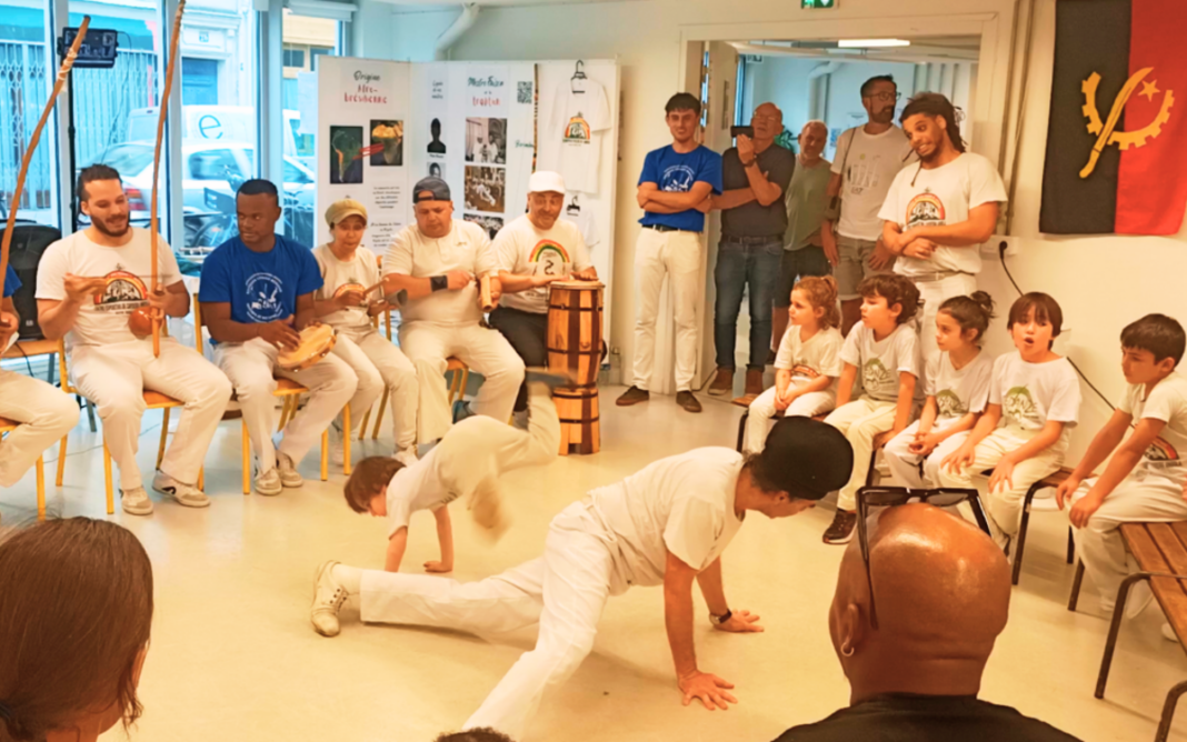 Cours de Capoeira Angola traditionnelle avec Mestre Faísca Gymnase Marie Paradis Paris