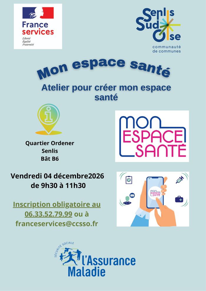 Créer Mon Espace Santé, Quartier Ordener, Senlis