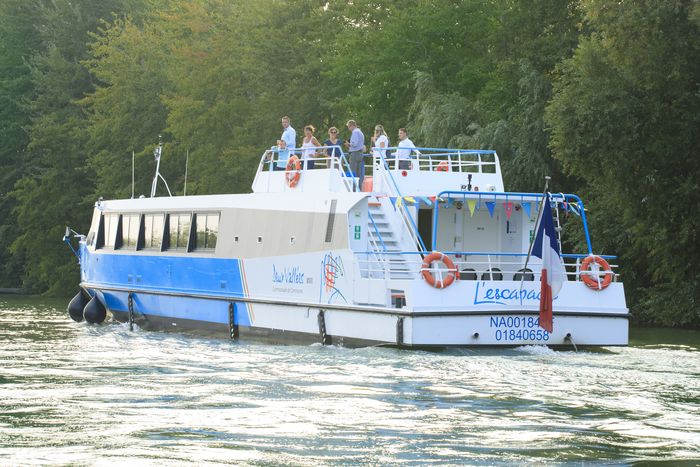 Croisière évènementielle sur l’Oise, Embarquement du bateau, Longueil-Annel
