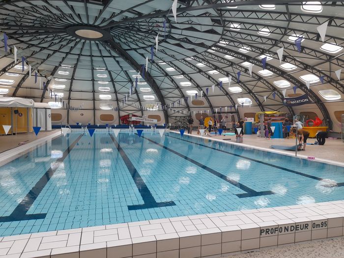 De l’Hôtel Gabriel à la piscine Tournesol, visite à vélo, Piscine Tournesol de Bois-du-Château, Lorient