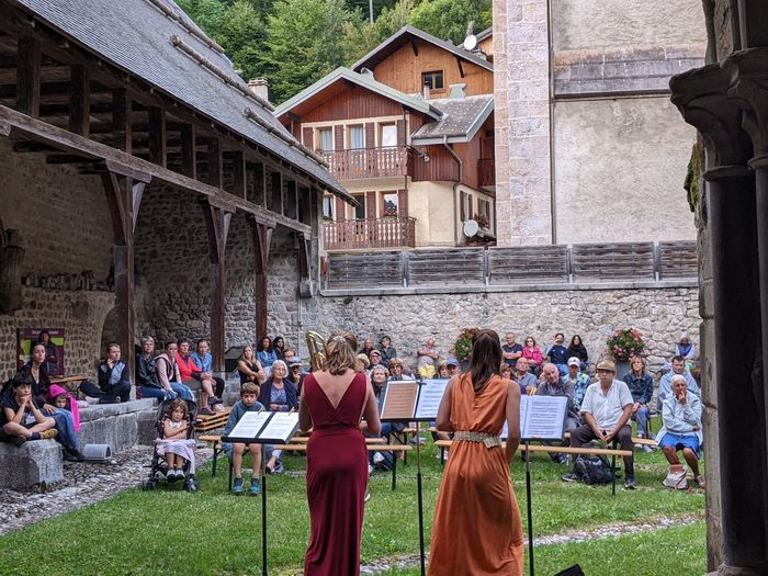 Déambulation Musicale à l’Abbaye d’Abondance par le DUO ALMA, Abbaye d’Abondance, Abondance