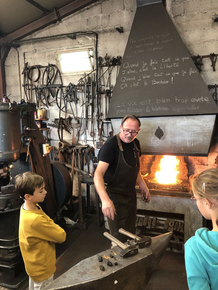 Découverte de la Ferronnerie d&rsquo;Art, Atelier Gilles TAVERNIER, Cailloux-sur-Fontaines
