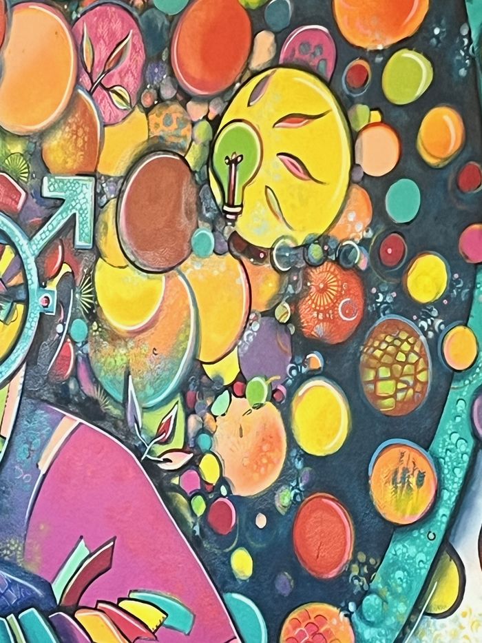 Découverte de la fresque dans l’école de Juliénas, Mairie de Juliénas, Juliénas